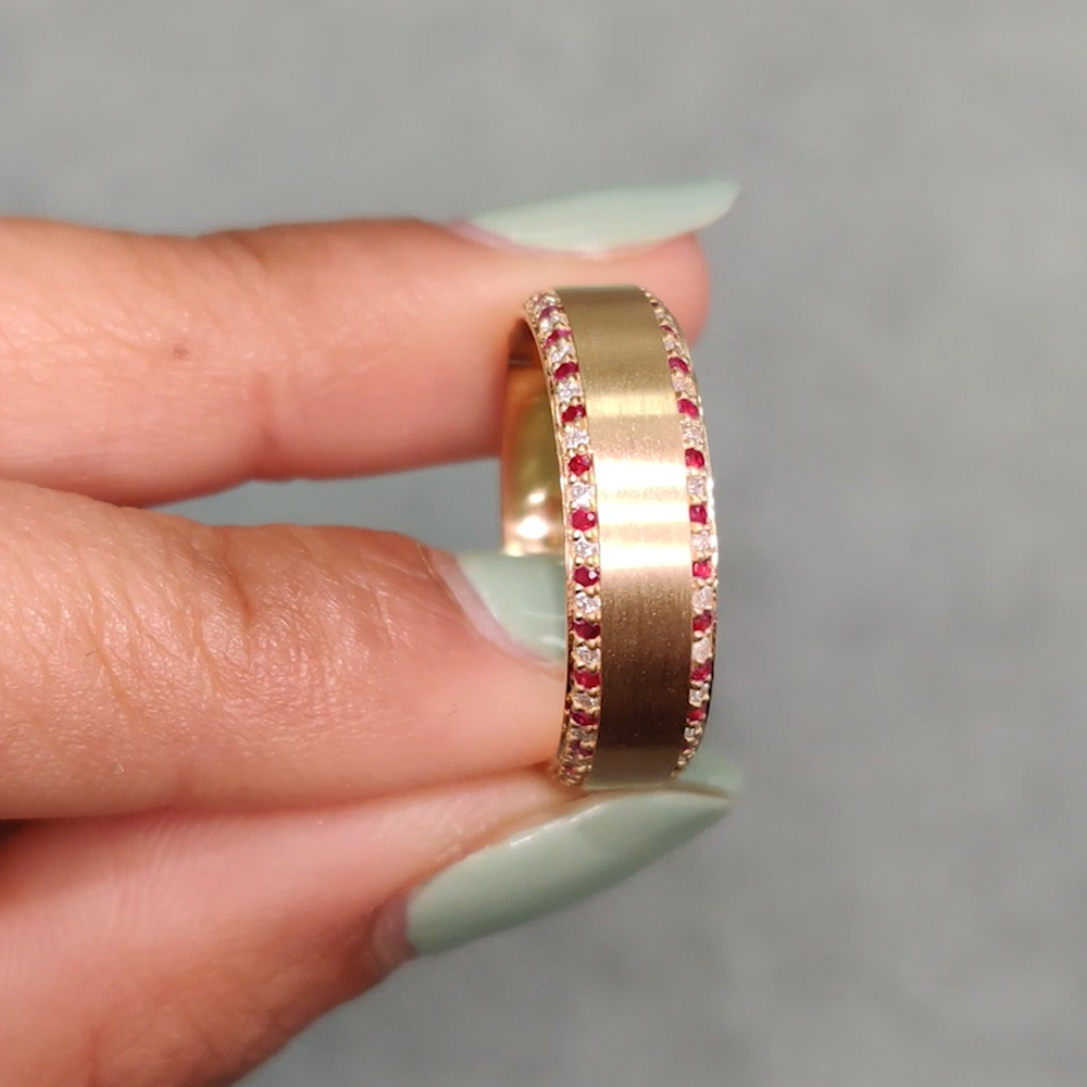 Mens vintage clearance wedding band